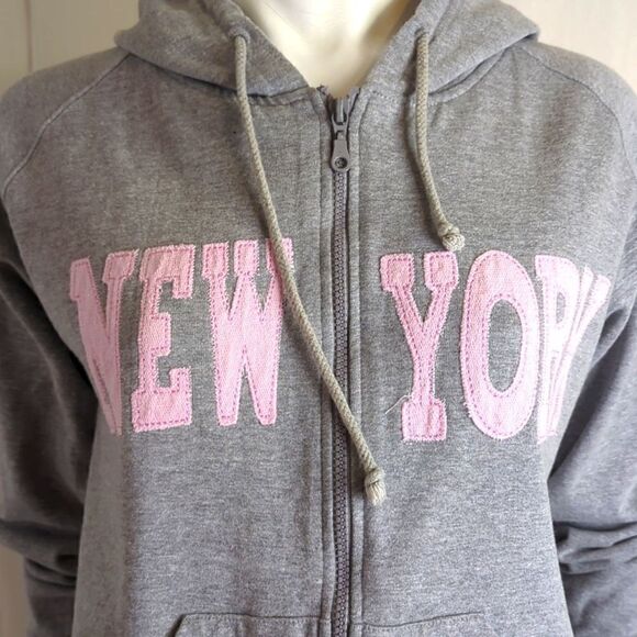 New York Hoodie Sweatshirt IS Clothing Co Size Medium - Picture 2 of 7